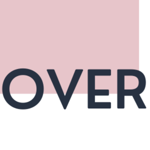 Logo programu OVER " LITERY OVER